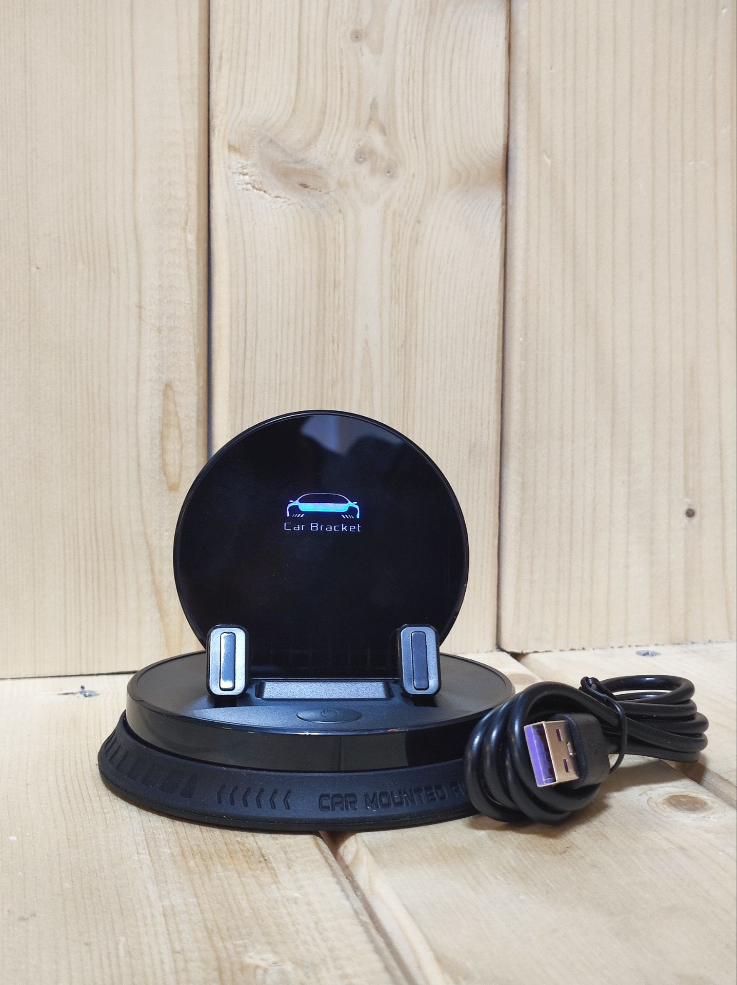 هولدر موبایل اتوماتیک چرخشی 360 درجه قابل شارژ داخل خودرو A9